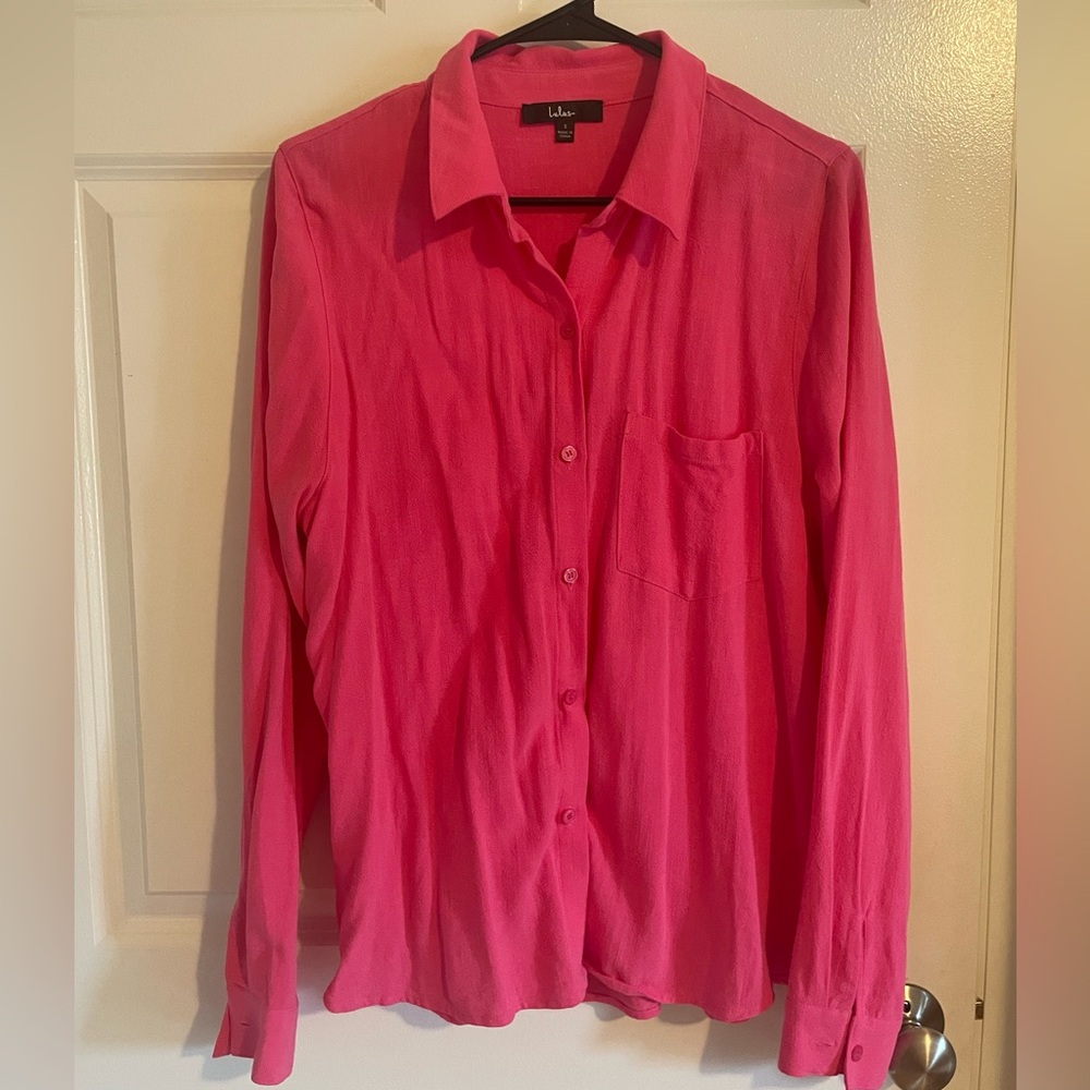 Lulus button down top